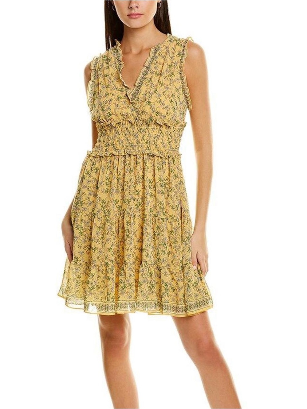 $168 Max Studio Summer Floral Midi Dress NWT Size L